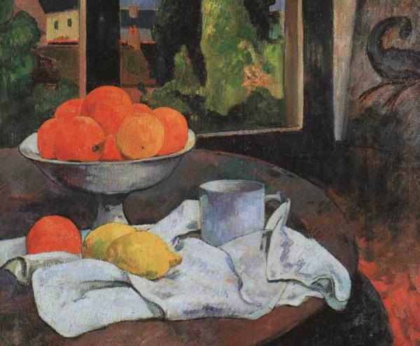 Paul Gauguin Still Life with Fruit and Lemons oil painting image